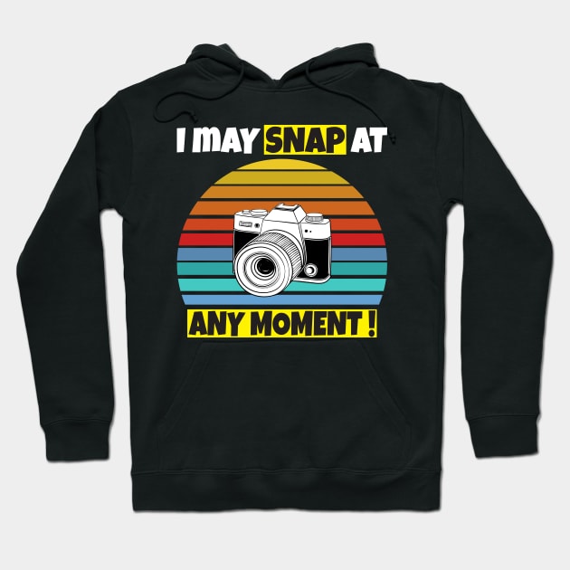 I may snap at any moment Hoodie by Work Memes